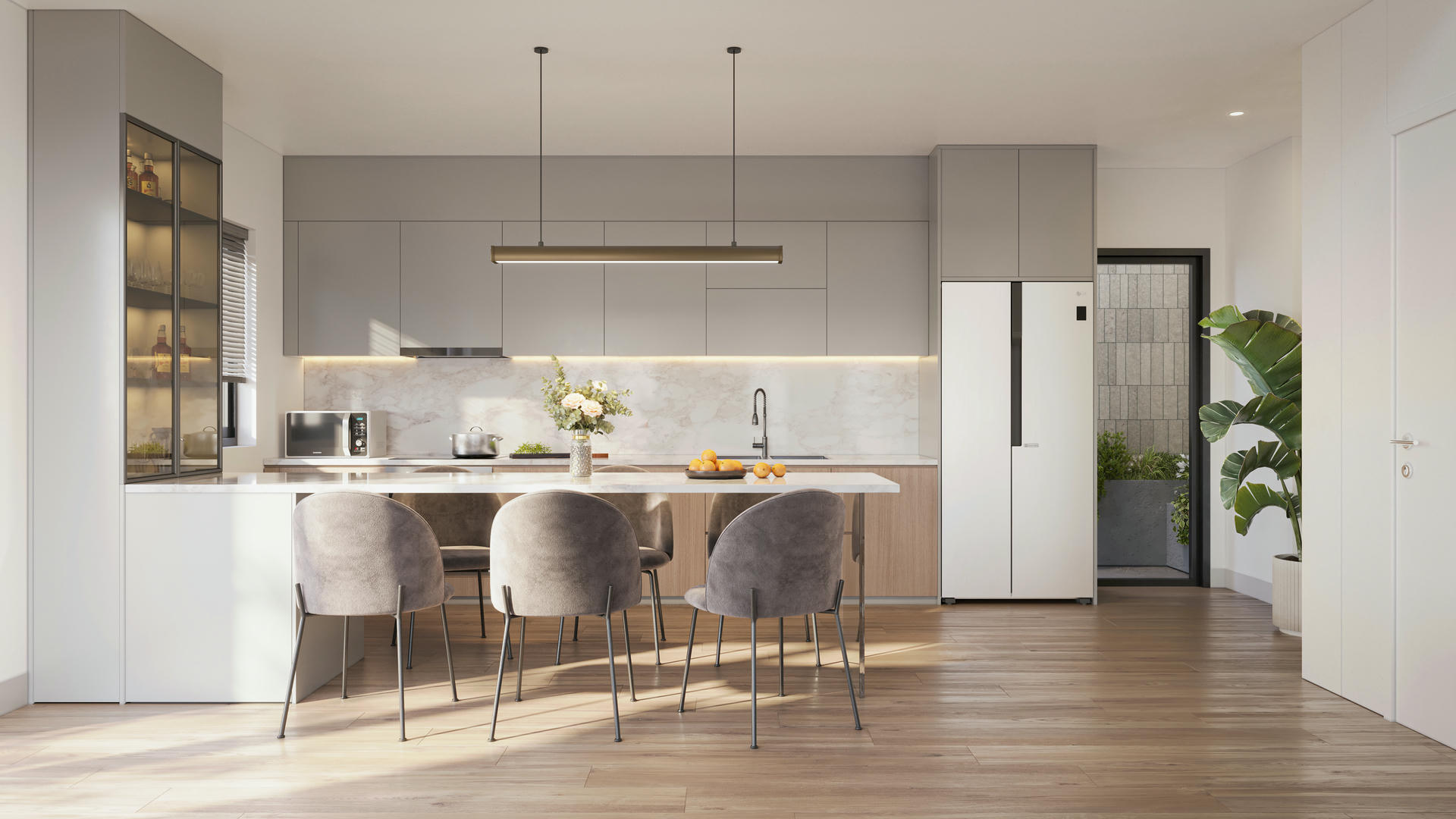 Nhà ở xã hội liên kế K-Home – Mã X_M1 (căn giữa)